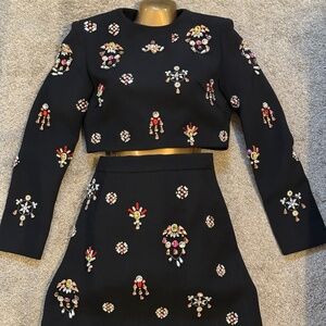 Women’s matching top and skirt for a night on the town